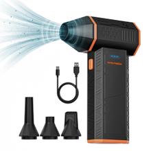 Soplador De Aire WolfBox MF50 110000RPM Recargable 3 Velocidades Portátil Boquillas Intercambiables