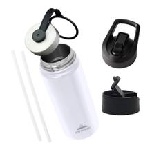 Botella Térmica Deportiva 540 Ml Gadnic 3 Tapas Acero Inoxidable