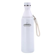 Botella Doble Capa Acero Inoxidable South Port By Gadnic 500 ml Con Tapa A Rosca + Soga