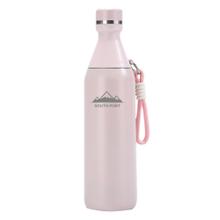 Botella Doble Capa Acero Inoxidable South Port By Gadnic 500 ml Con Tapa A Rosca + Soga