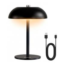 Lampara de Mesa LED Gadnic Inalambrica MAH 3 Tonos de Luz Touch USB C