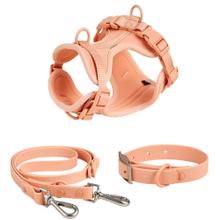 Arnés Pechera + Collar + Correa Gadnic PVC Tela Oxford Para Perro