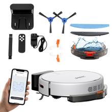  Aspiradora Robot Gadnic Con App Y Control Por Voz 1000 Pa 4 Modos Tanque 150 Ml Depósito 400 Ml