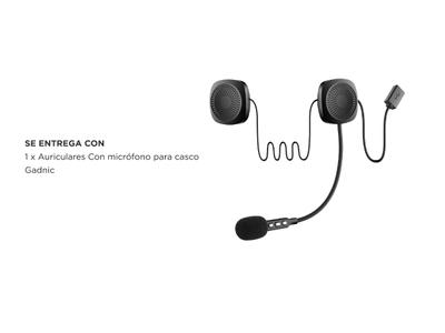 Auriculares Bluetooth para Casco Con Micrófono Gadnic