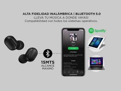 Auriculares Bluetooth Xiaomi Redmi AirDots Manos Libres Protección