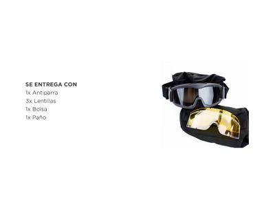 Lentes Tácticos South Port ANT05 Con Lentillas Gadnic