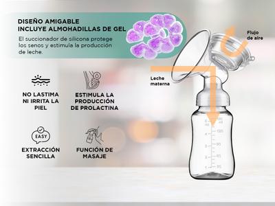 Sacaleche Electrico Mawe By Gadnic Doble Capacidad automatico Gadnic