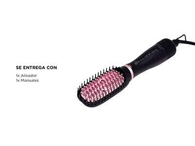 Cepillo Termico Alisador Bellisima Magic Straight Wet&Dry Brush