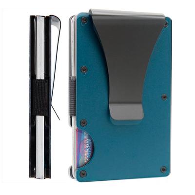 Tarjetero Metalico Tarjetero De Aluminio Cartera De Hombre