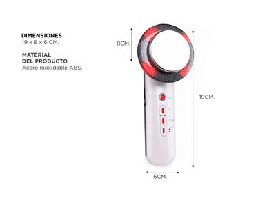 Masajeador Adelgazante Ultrasónico Gadnic CPF40K Cavitación en