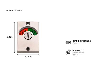 Cerradura De 6 Puntos Para Puerta Basculante De Garaje "MOTTURA