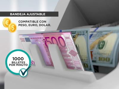 Contadora De Billetes Gadnic Profesional Homologada cCalculadora