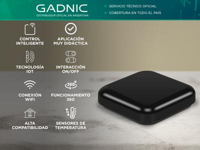 Control Remoto Infrarrojos Gadnic Inteligente Wi-Fi Alexa Google