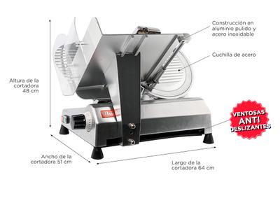 Cortadora de Fiambre Moretti Trecento 300 Cuchilla Acero
