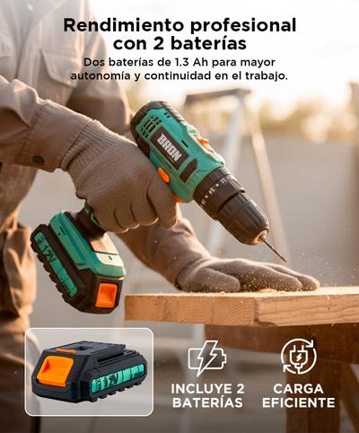 Taladro Percutor Atornillador 12v Gadnic Potencia y Precisión Gadnic