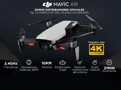 Drone DJI Mavic Air Cámara 4K Ejes QuickShots Vuelta Casa Bidcom