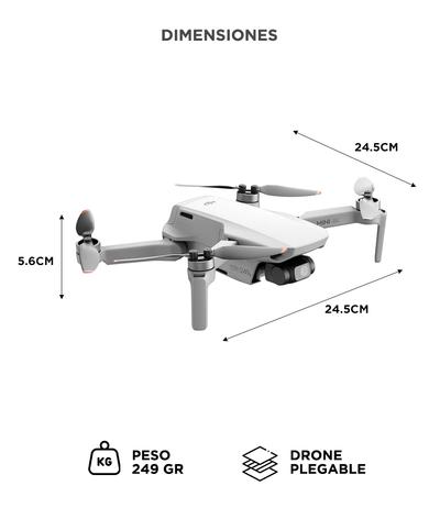 Drone DJI Mini 4K Control Remoto DJI RC-N1C Bidcom
