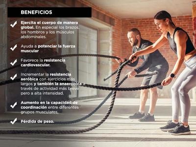 Soga De Entrenamiento Gadnic Battle Rope 50mm x Mts Bidcom