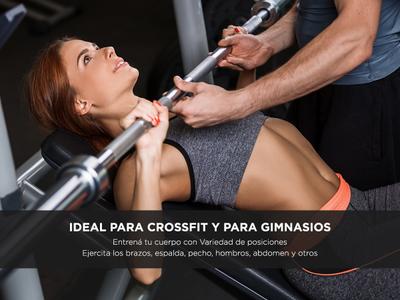 Barra Olimpica Gadnic 2,2 Metros Profesional 350kg