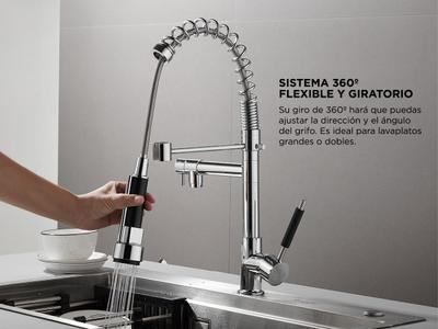 Canillas Fv Bacha Cocina Canilla De Cocina Doble Comando Griferia