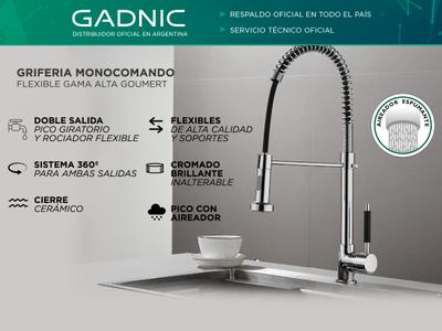 Griferia Monocomando GRIFIFB Gadnic Flexible Gama Alta Goumert