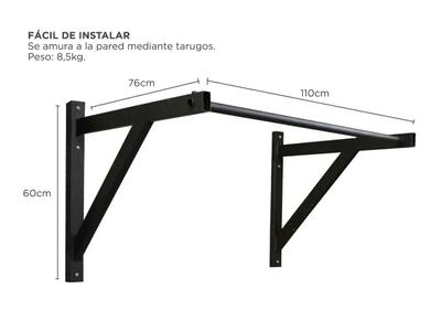 Barra Dominadas GADNIC FIT TBAR Entrenamiento Bidcom