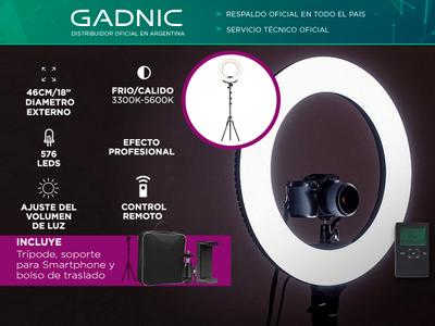 Aro de Luz Led Gadnic 46cm 18
