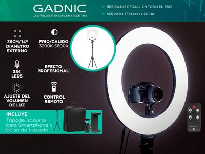 Aro Iluminador Led Gadnic 36cm 14