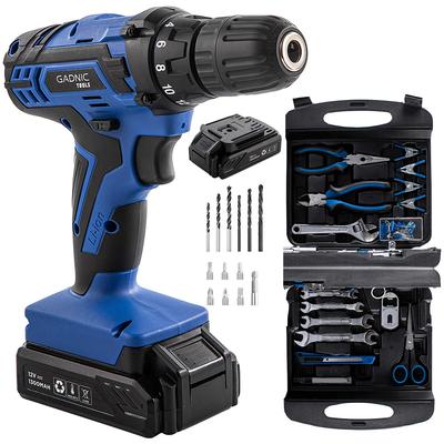 Destornillador Electrico GADNIC 12V Set de Herramientas 189pcs