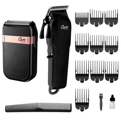 Kit Cortadora de Pelo Afeitadora Eléctrica Shaver Recargable
