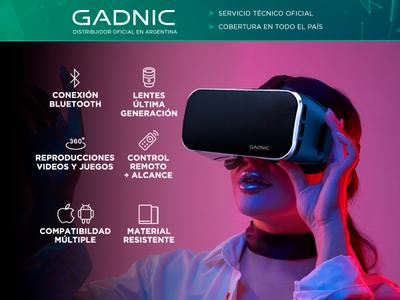 Lentes para Realidad Virtual VR Gadnic