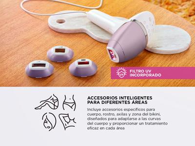 Depiladora Philips IPL Lumea Prestige Para Cuerpo Axilas Bikini y Rostro  Uso con Cable BRI94730