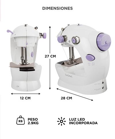 Máquina de Coser Gadnic SW2000 Pro Hogareña Portátil Con Mesa y