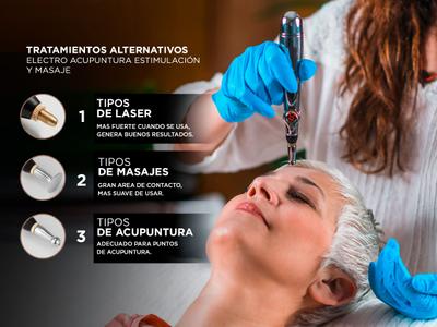 Pluma Electro Masajeador Gadnic Acupuntura Terapia Bidcom