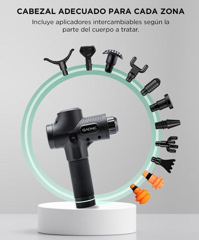 Pistola Masajeadora Exp Mass Gadnic 30 velocidades Gadnic