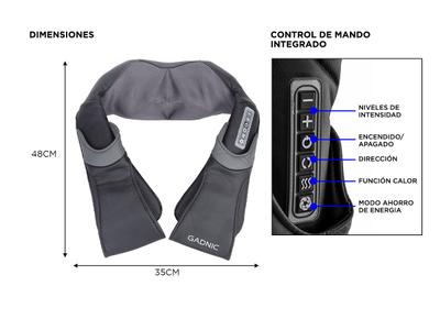 Masajeador Cervical Gadnic ARCE Nodos Shiatsu Bidcom