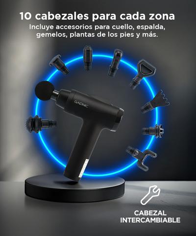 Pistola Masajeadora Muscular Gadnic Inalámbrica Gadnic