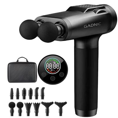 Pistola Masajeadora Gadnic Doble Cabezal Bidcom