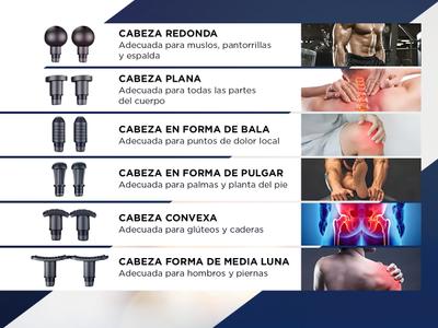 Sirve Cada Cabezales Pistola Masaje Pistola Masajeadora De