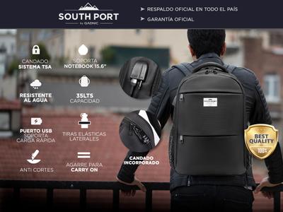 Mochila Southport SHP14 Urbana Porta Notebook 156 Outlet Bidcom