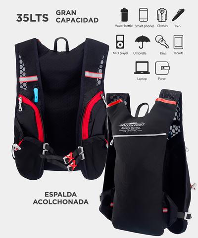 Mochila Southport Camelback 5lts Bolsa de Agua 2lts