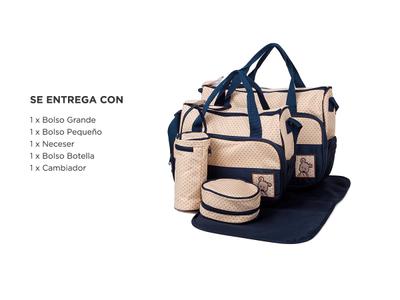 Set Piezas Bolsos Maternales Cambiador Gadnic MR131X Para Bebés