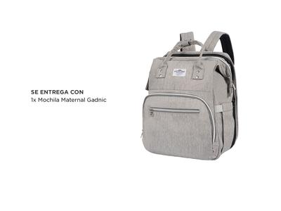 Mochila Maternal South port Con Cuna Cambiador Plegable Gadnic