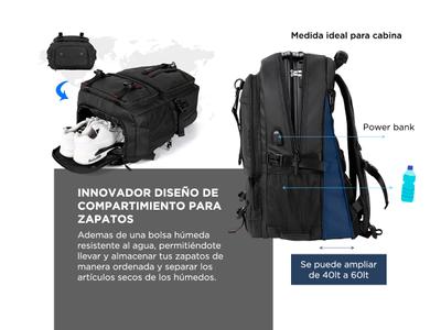 Bolso Morral Mochilas Diferentes Tipos Mochila Expansible Gadnic De Viaje Impermeable Gadnic