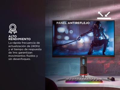 Monitor Gamer AOC 24 24G2Z 240HZ 1MS FreeSync