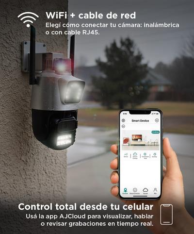 Cámara de Seguridad Dual Gadnic con Sirena Gadnic