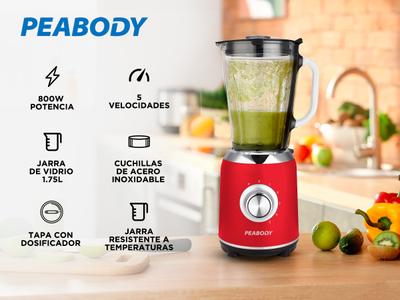 Vidrio Vaso De Licuadora Peabody Extractor De Jugo Juguera Peabody