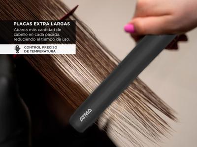 Planchita de Pelo Atma Classic Tourmaline Ceramica 220° PL8832NP