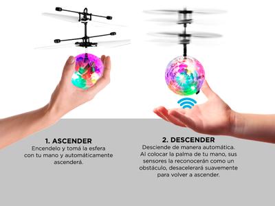 Esfera Voladora Gadnic Helicóptero Con Luces LED | Gadnic