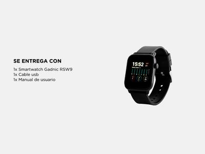 Smartwatch Gadnic RSW9 Reloj Bluetooth Bidcom